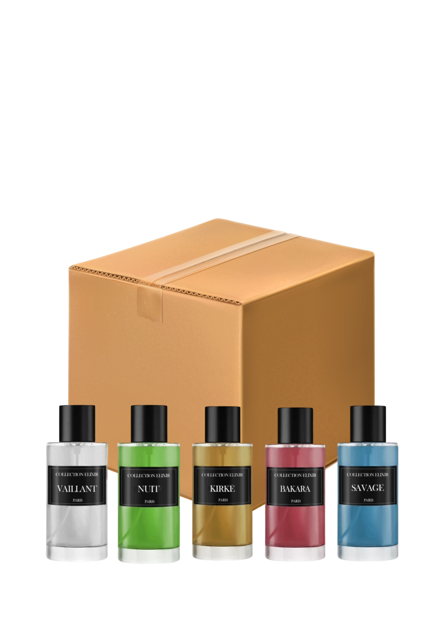 LOT DE 5 PARFUMS - Collection Élixir
